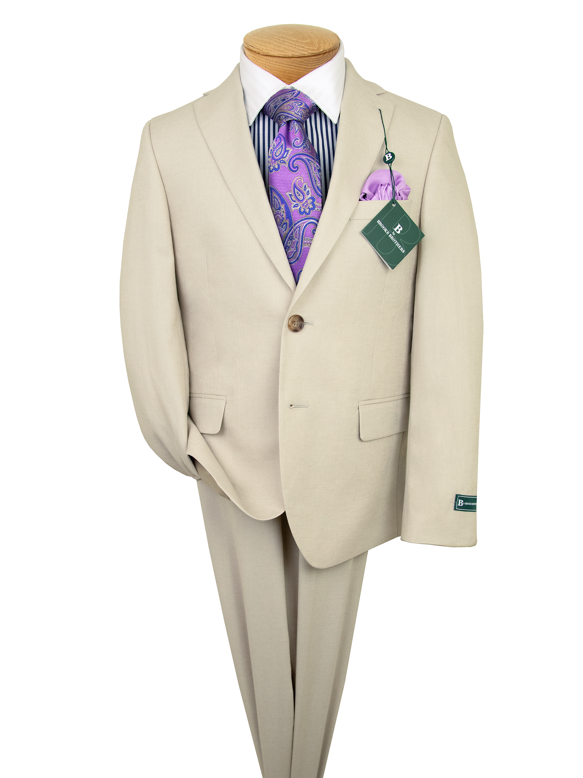 B by Brooks Brothers 39050 Boy's Suit Jacket - Linen Look