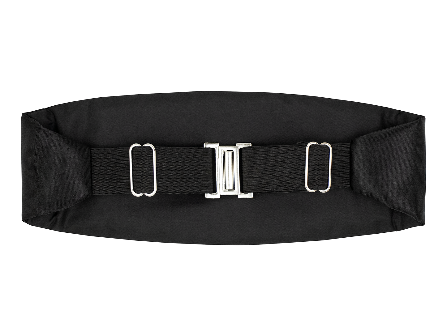 Heritage House 39197 Cummerbund Set - Satin - Black