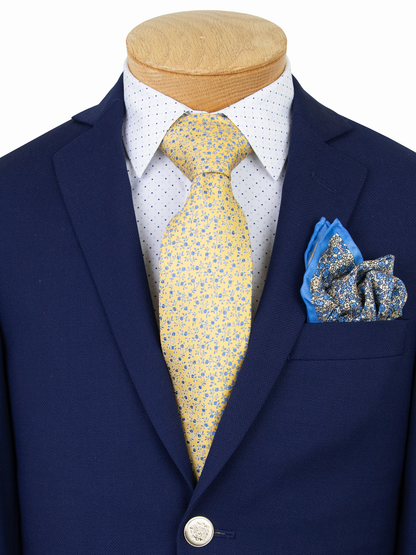 Jared Elliot 39323 Boy's Blazer - Weave - Blue