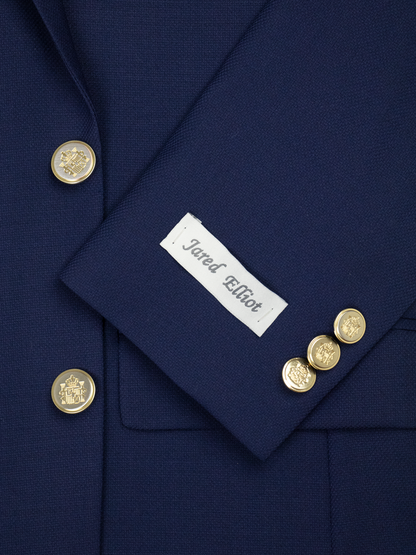 Jared Elliot 39323 Boy's Blazer - Weave - Blue