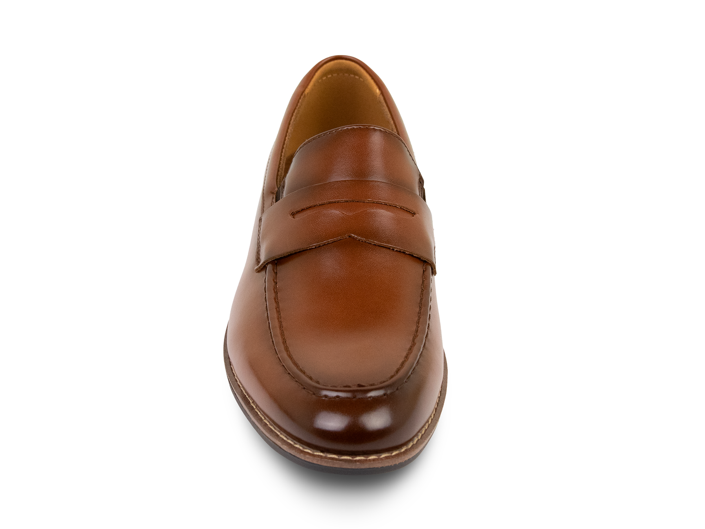Florsheim 39514 Boys' Penny Loafers - Rucci Jr. - Cognac