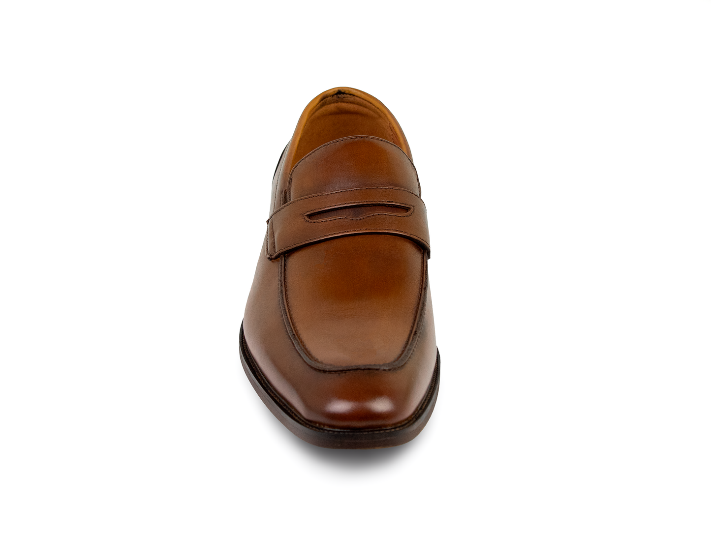 Florsheim 39536 Young Men's Penny Loafers - Sorrento - Cognac