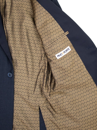 PinoPorte 39639 Boy's Dinner Jacket - James - Neat - Navy