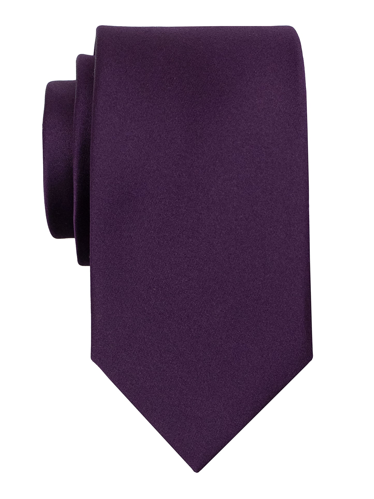 Heritage House 39664 Young Men's Tie - Solid - Plum