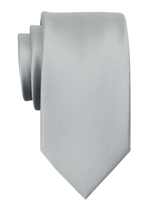 Heritage House 39668 Young Men's Tie - Solid - Silver