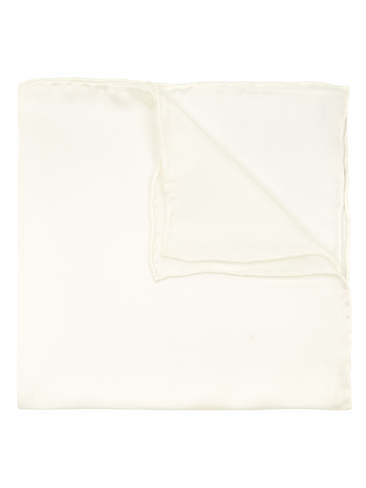 Heritage House 39670 Pocket Square - Solid - Ecru