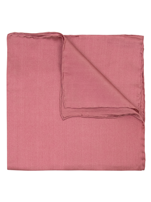 Heritage House 39671 Pocket Square - Solid - Dark Rose