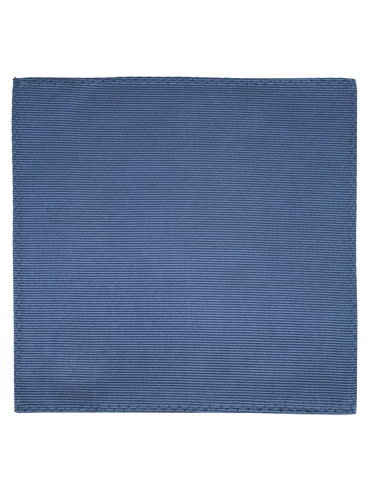 Heritage House 39675 Pocket Square - Tonal Stripe - Slate Blue