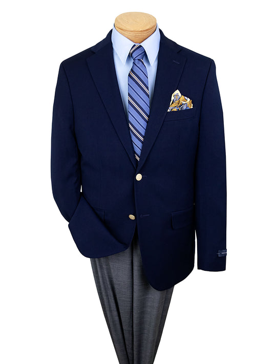 Tommy Hilfiger 39842 Young Men's Blazer - Solid - Navy