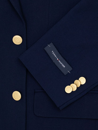 Tommy Hilfiger 39842 Young Men's Blazer - Solid - Navy