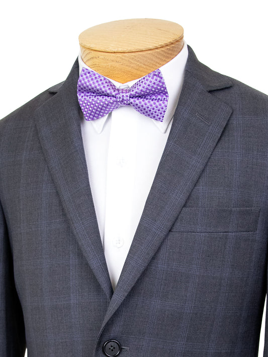 Tallia 39894 Bow Tie - Tonal Check - Purple