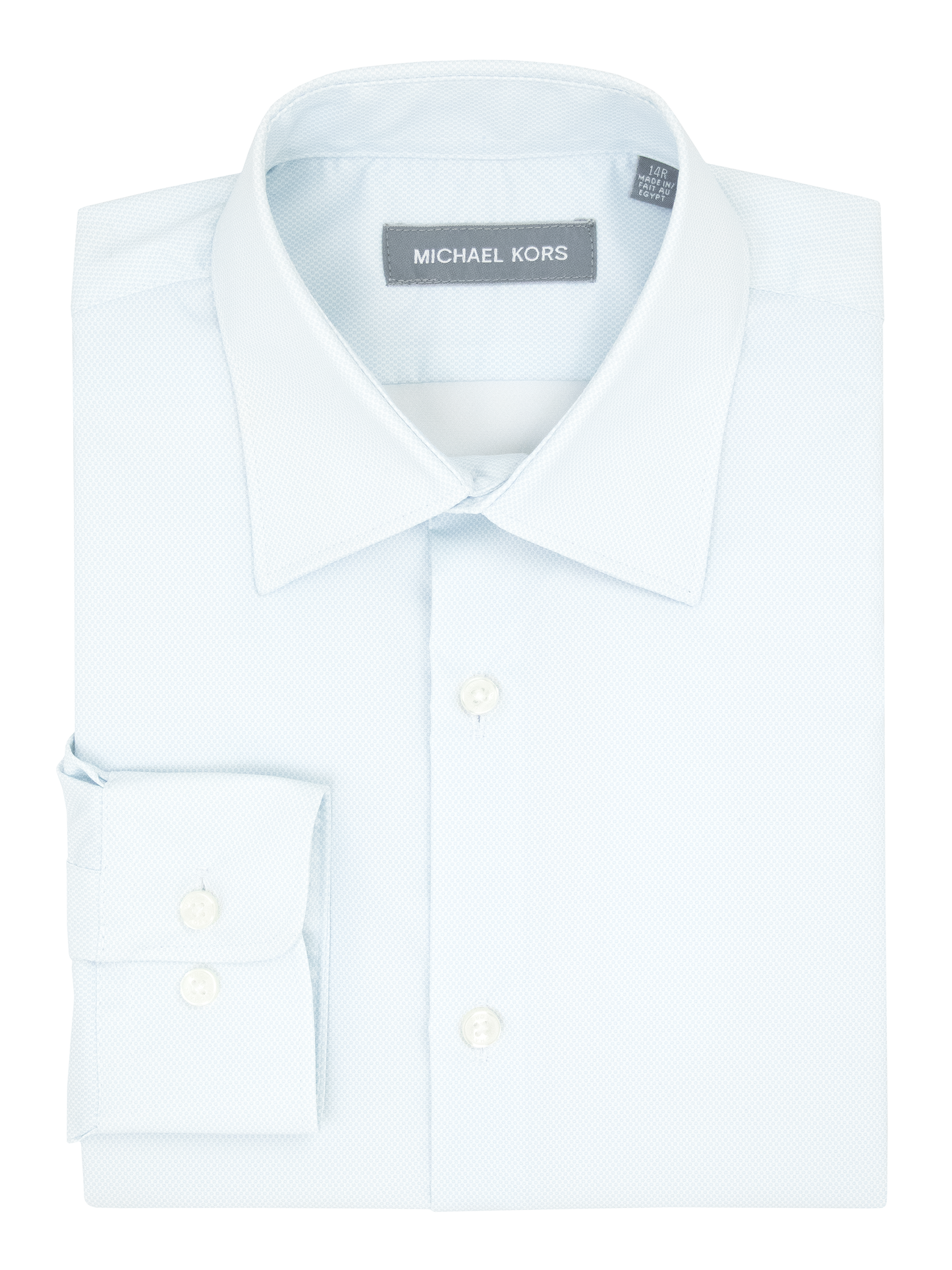 Michael Kors 39948 Boy's Dress Shirt - Neat - Blue/White