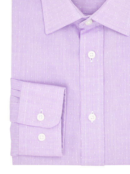 Tallia 39990 Boy's Dress Shirt - Herringbone Neat - Lavender
