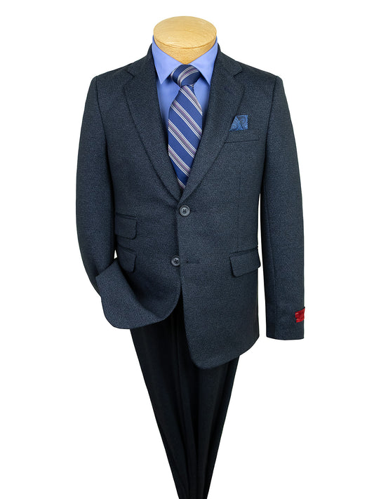 Leo & Zachary 40246 Boy's Suit - Speckled - Navy