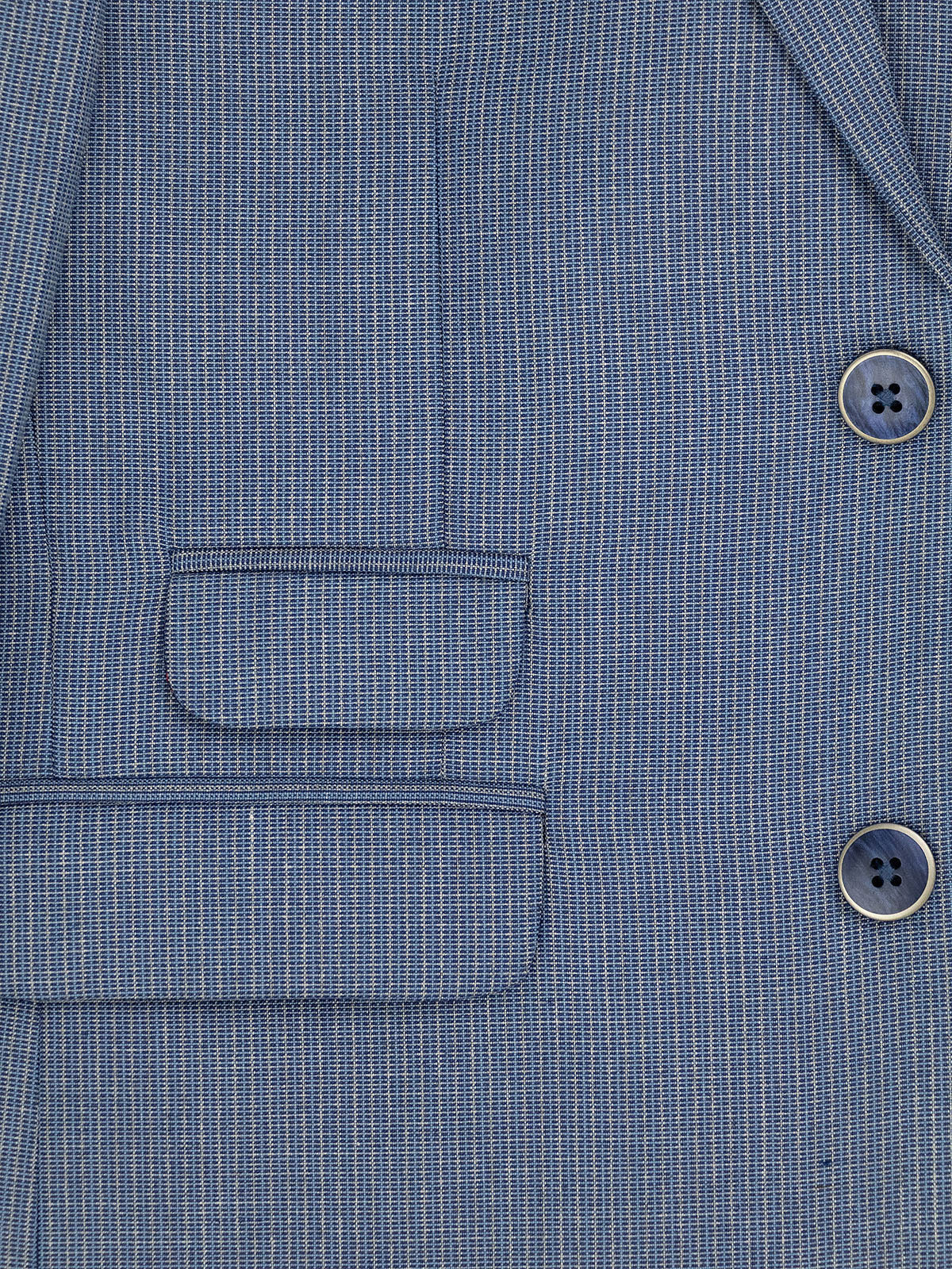 Leo & Zachary 40284 Boy's Suit - Check - Blue/Grey