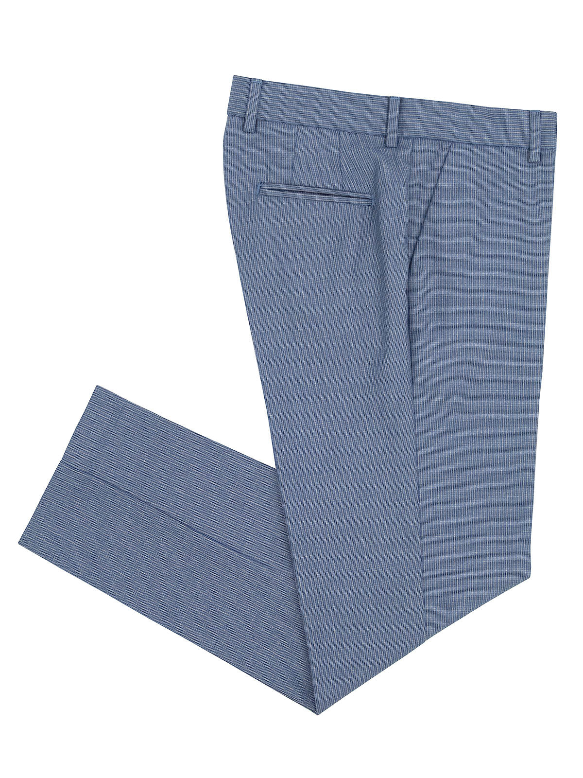 Leo & Zachary 40284 Boy's Suit - Check - Blue/Grey