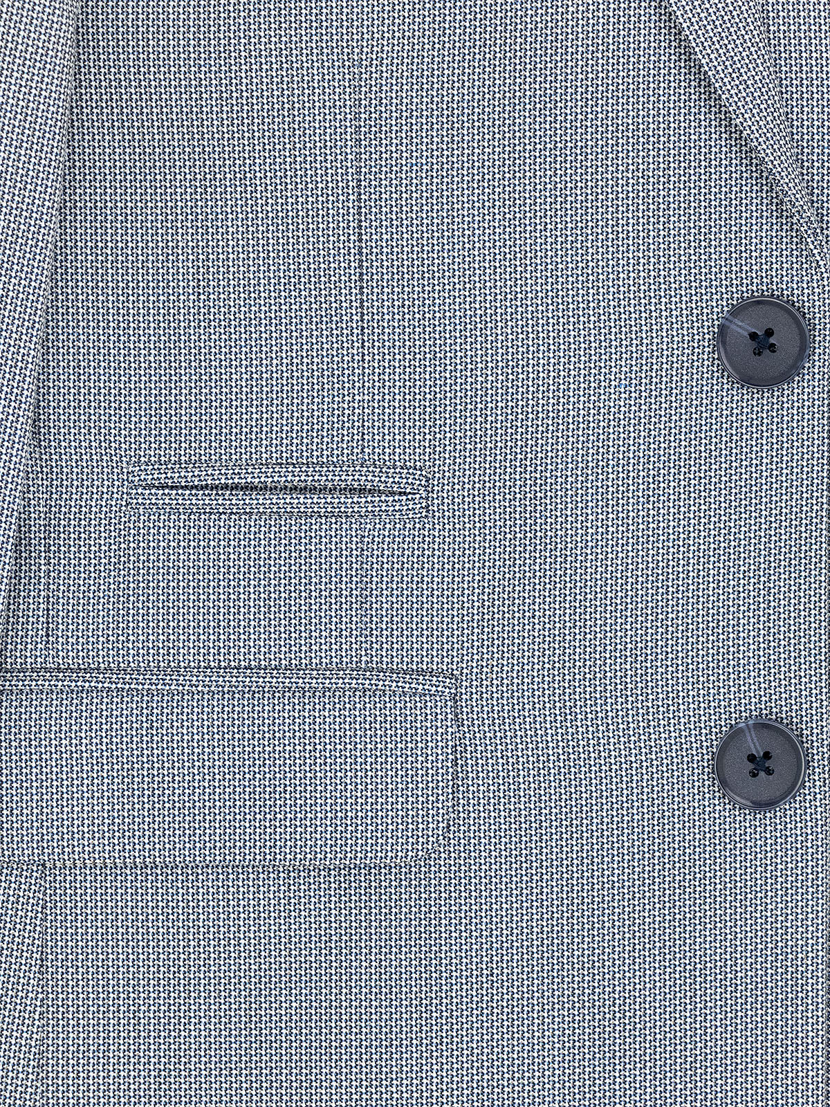 Leo & Zachary 40303 Boy's Suit - Basketweave - Navy/Silver