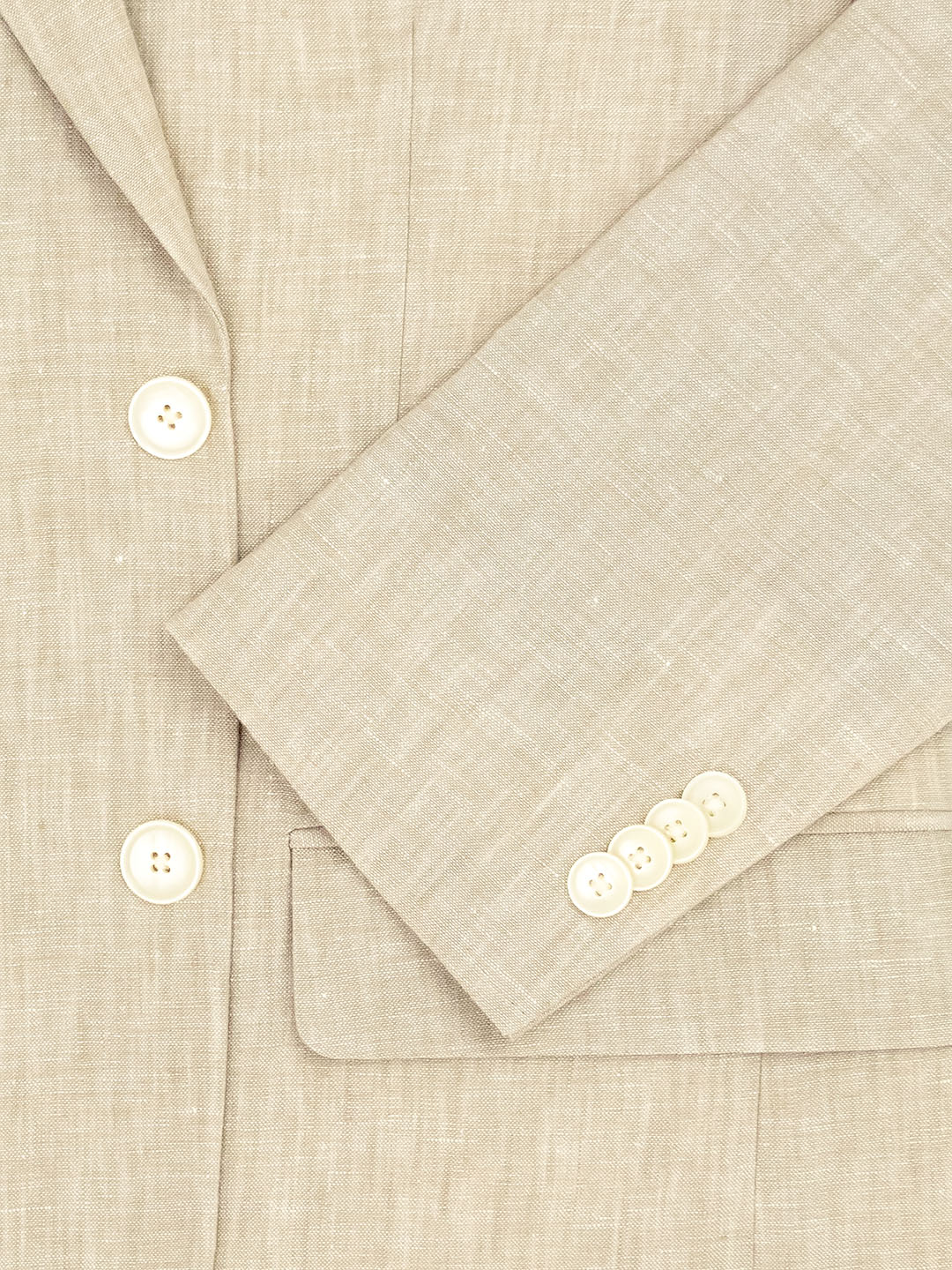 Tommy Hilfiger 40450 Young Men's Suit Jacket - Linen - Tan