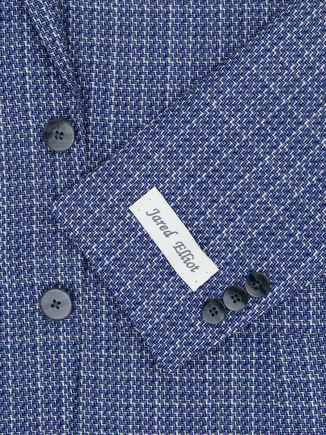 Jared Elliot 40737 Boy's Sport Coat - Tweed - Blue/White