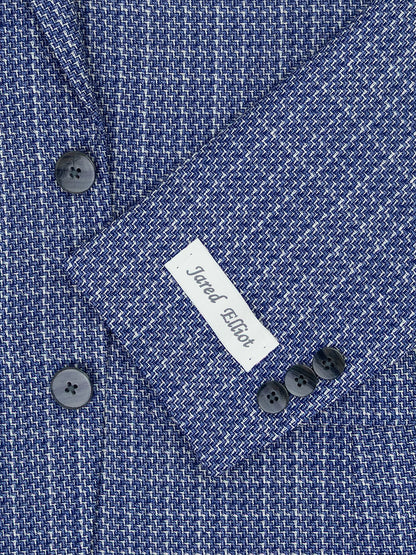 Jared Elliot 40737 Boy's Sport Coat - Tweed - Blue/White