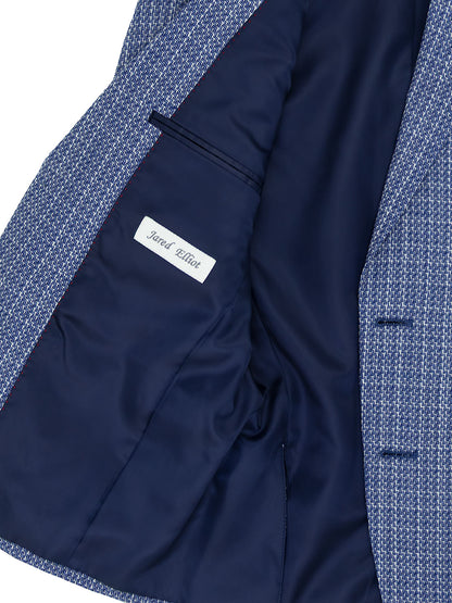 Jared Elliot 40737 Boy's Sport Coat - Tweed - Blue/White
