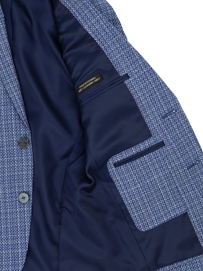 Jared Elliot 40737 Boy's Sport Coat - Tweed - Blue/White