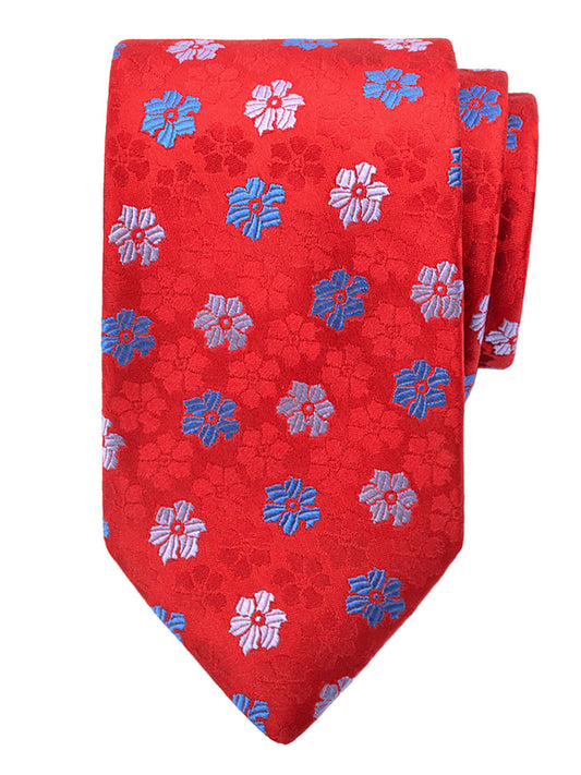 Dion 40829 Boy's Tie - Buttercups - Red/Sky