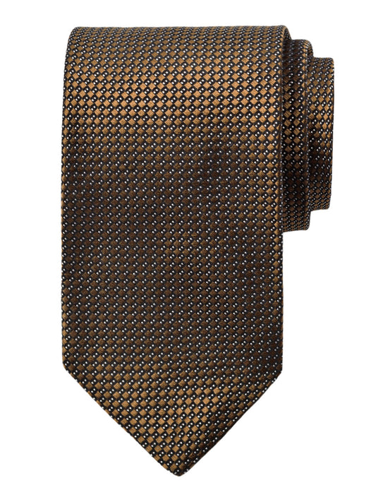 Dion 40855 Boy's Tie - Neat - Brown/Black
