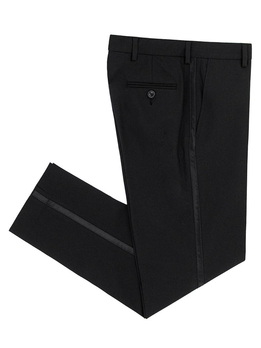 Michael Kors 41151P Boys' Tuxedo Pants - Classic Fit - Solid - Black