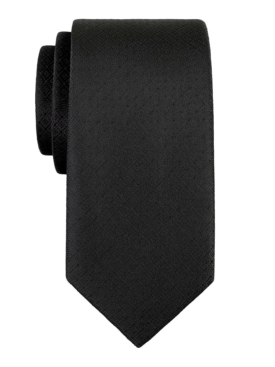 T.O. 41276 Boy's Tie - Mini Grid - Black