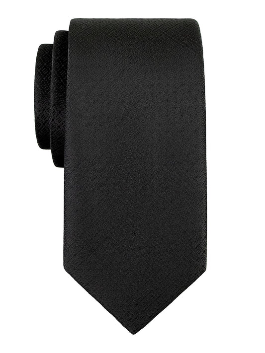 T.O. 41276 Boy's Tie - Mini Grid - Black