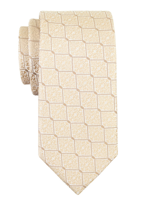 T.O. 41282 Boy's Tie - Squares - Beige