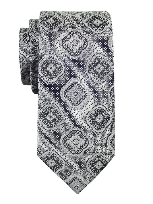 T.O. 41290 Boy's Tie - Neat - Silver/Charcoal