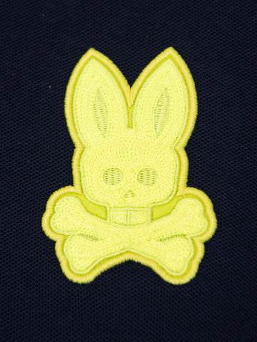 Psycho Bunny 36865 Young Men's Long Sleeve Pique Polo - Navy