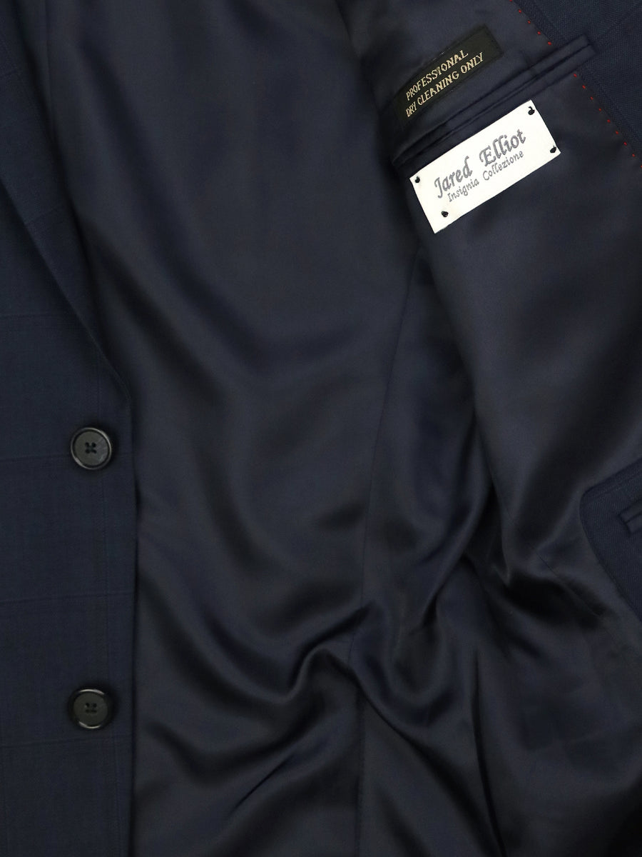 Jared Elliot 37422 Boy's Suit - Plaid - Navy