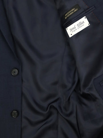 Image of Jared Elliot 37422 Boy's Suit - Plaid - Navy