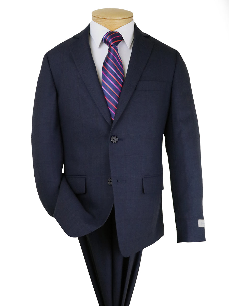 Jared Elliot 37422 Boy's Suit - Plaid - Navy
