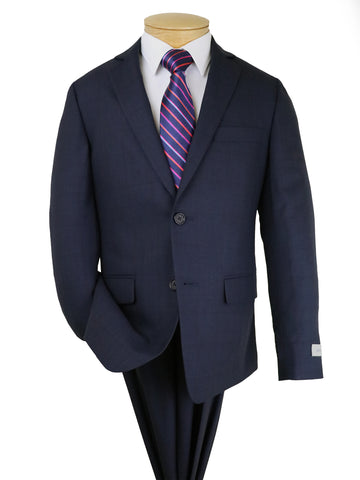 Image of Jared Elliot 37422 Boy's Suit - Plaid - Navy