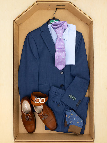 Complete Boy's Suit Outfit - B by Brooks Brothers - Blue