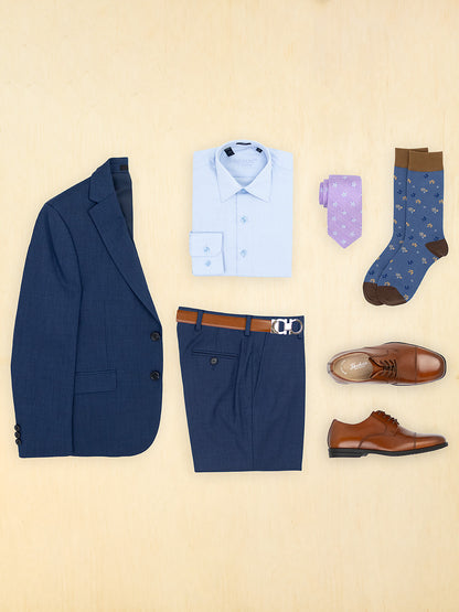 Complete Boy's Suit Outfit - B by Brooks Brothers - Blue