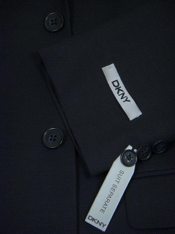 DKNY 10807 100% Wool Boy's Suit Separate Jacket - Weave - Navy