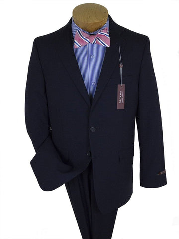 Hickey Freeman 10896 98% Tropical Worsted Wool/2% Elastane Boy's Suit - Solid Gabardine - Navy