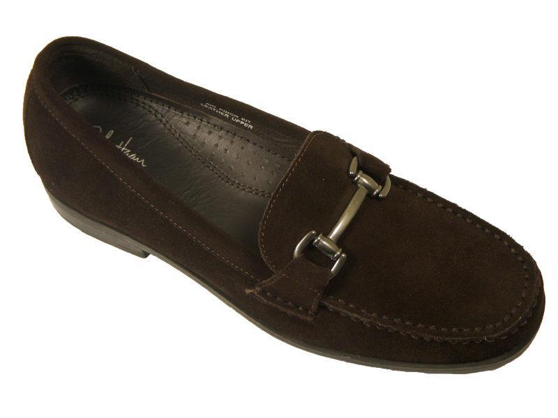 Cole Haan 11126 100% Leather Boy's Dress Shoes - Suede loafer - Brown, Slip-On