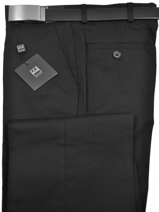 Ike Behar Black Boy's Pant - Poplin - Black