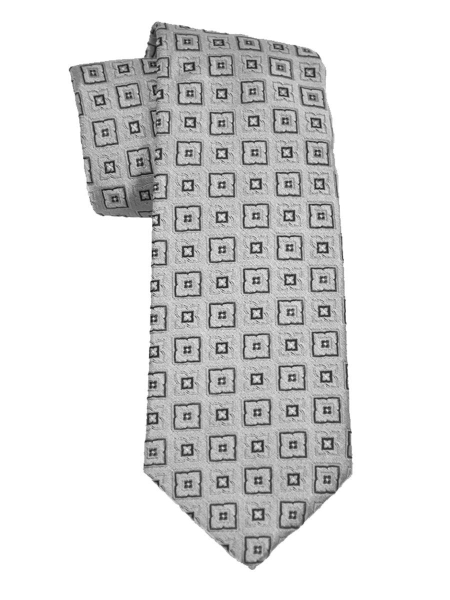 Boy's Tie 11461 Silver/Black