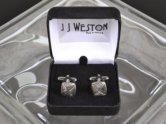 Boy's Cuff Links 11537 Silver
