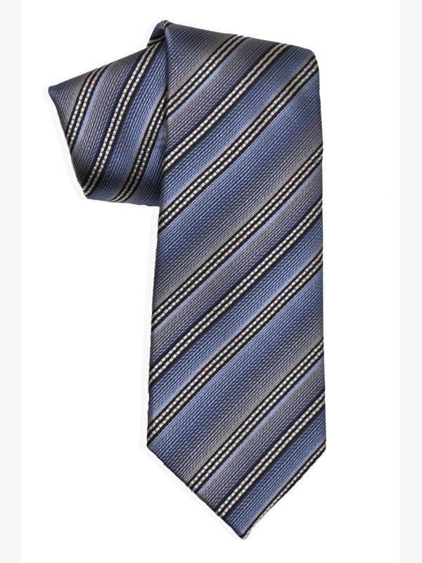 Boy's Tie 12091 Blue/Silver