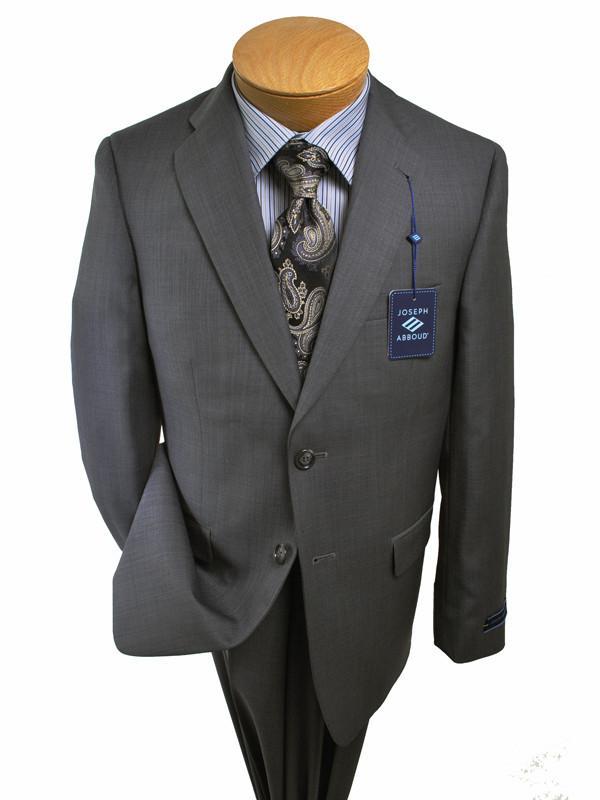 Joseph Abboud 12599 70% Tropical Worsted Wool/ 30% Polyester Boy's Suit - Sharkskin - Gray