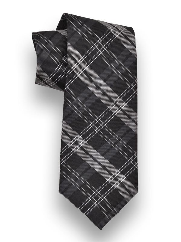 Boy's Tie 13270 Black/Silver