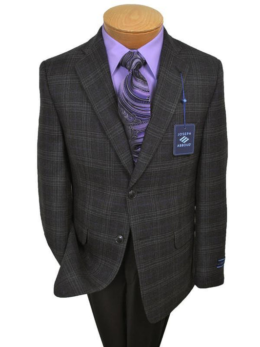 Joseph Abboud 13463 Boy's Sport Coat - Plaid - Black